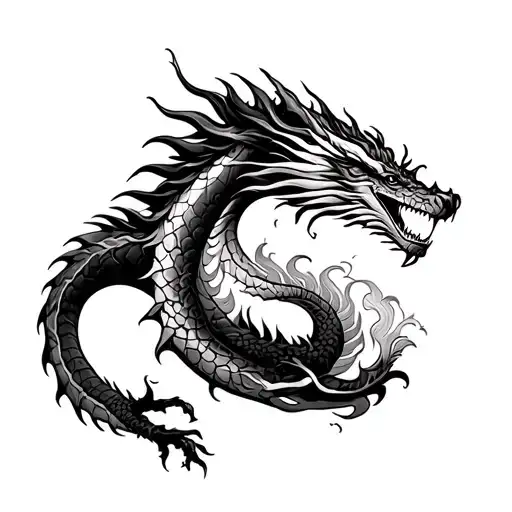 Dragon Breathing Fire