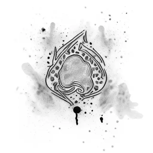 The Word 'Lupo' But The Letter 'O' In The Name Is A Dogs Paw Print