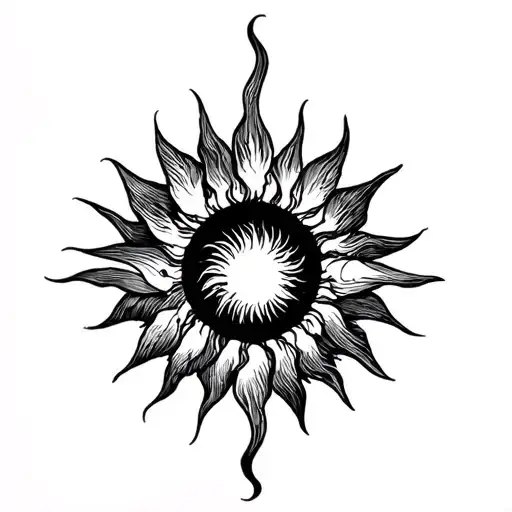 I Want A Sun But From The View From Under Water As If I Was A Fish