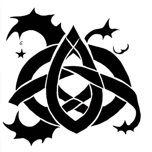 Triquetra Triskele Witches Knot