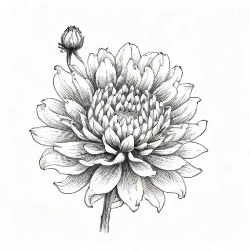 Chrysanthemum And Carnation Flowers