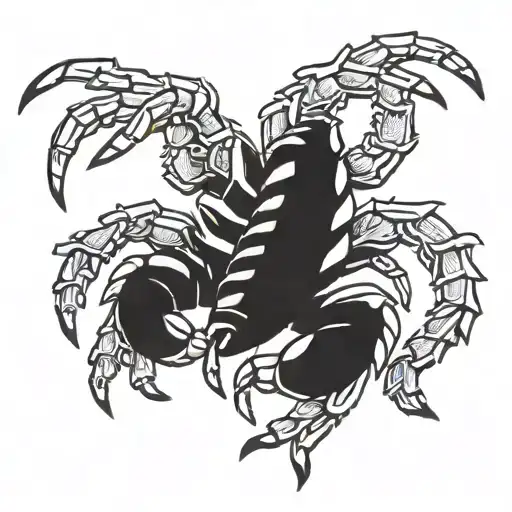 Scorpion With Open Claws