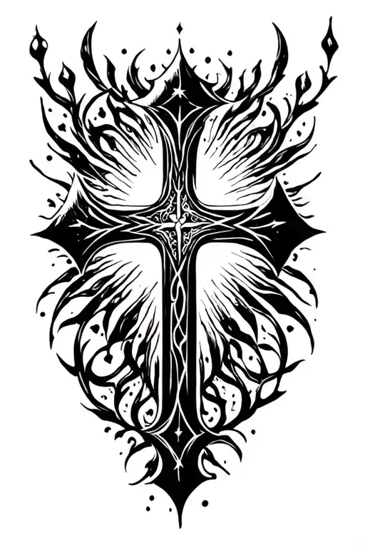 Amazing Grace Cross Surrounded
