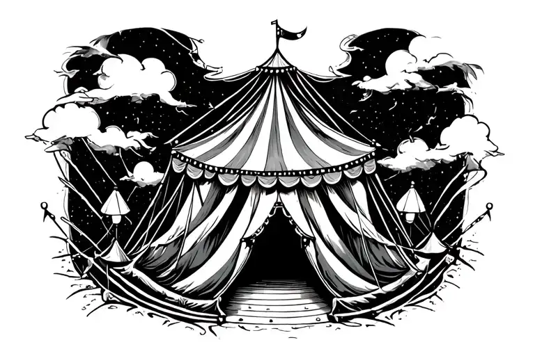 Dark Circus Tent