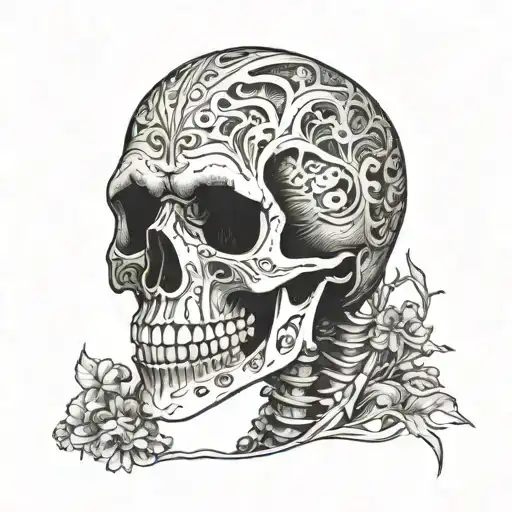 Half Flesh Half Skeleton