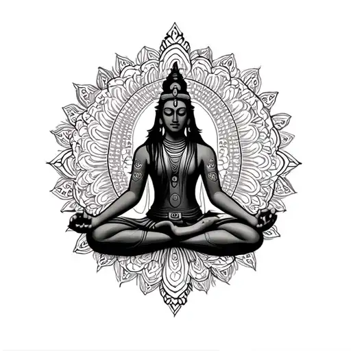 Shiva Meditating
