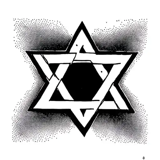 Halftone Star Of David