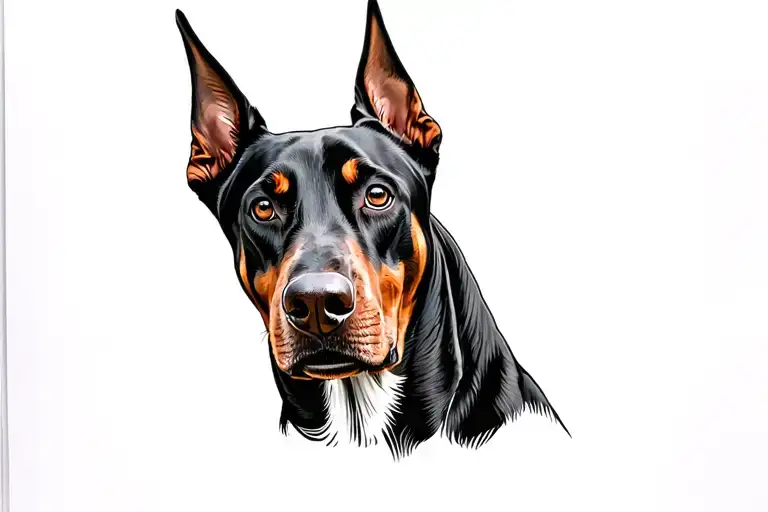 Can You Make A Doberman In Blackwork