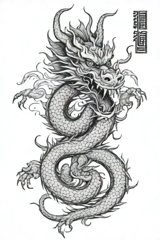 Chinese Dragon Wrapped