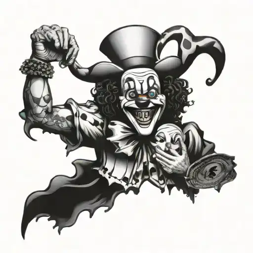 Clown Money And A Circus Behind The Clown