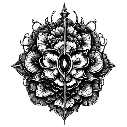 Scale Tattoo Design