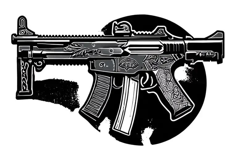 1312 With Ak-47 On Belly