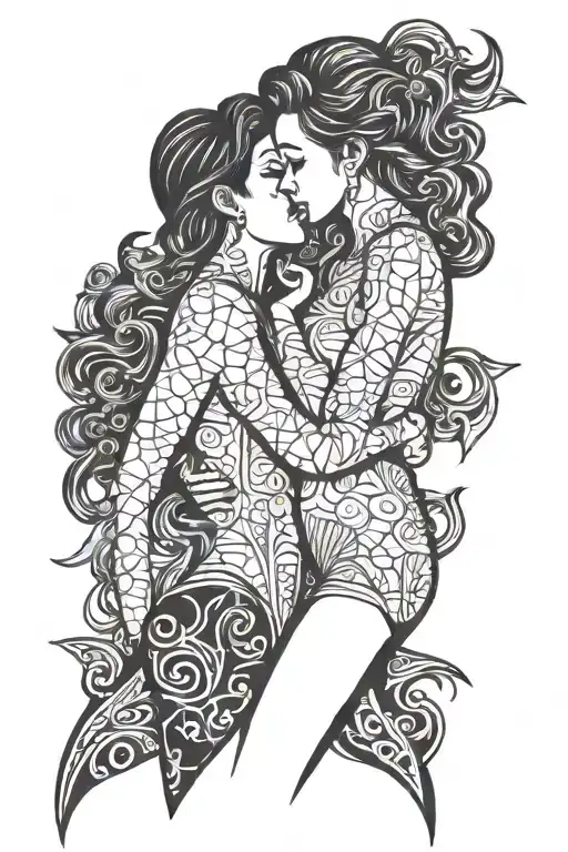 Lesbians Kissing Each Other