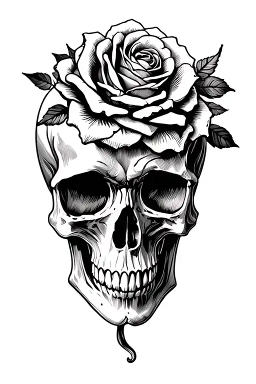 Skull And Roses