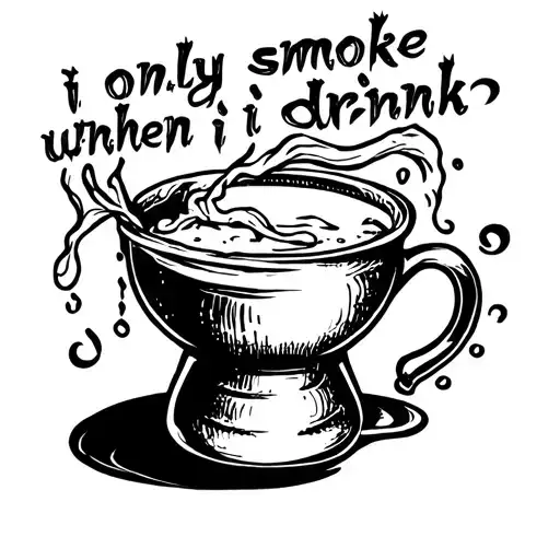 I Only Smoke When I Drink