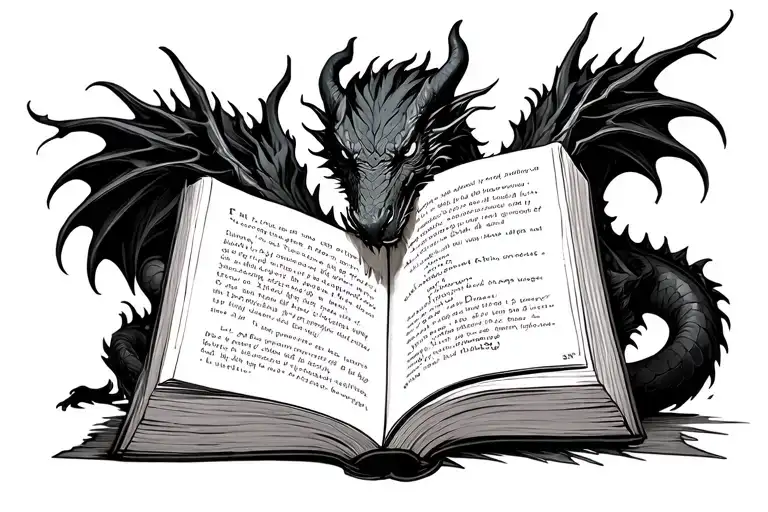 Black Dragon Reading Book