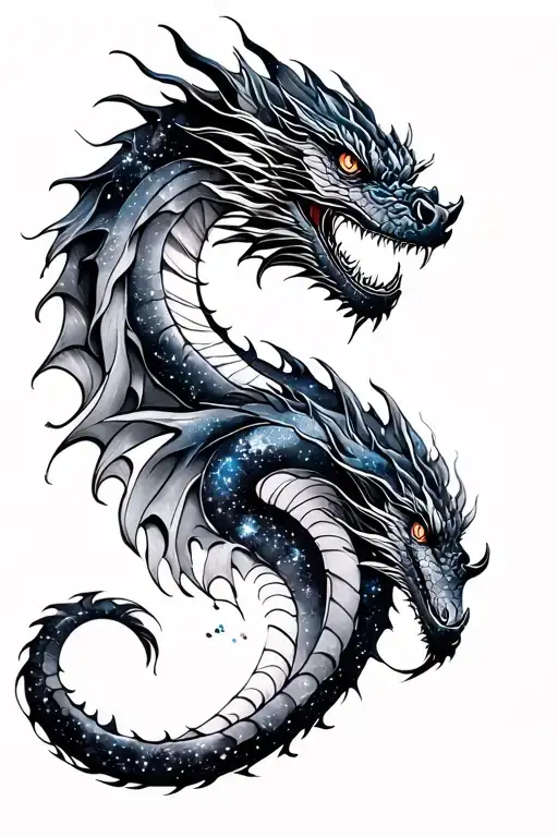 Dragon And On The Way Galaxy