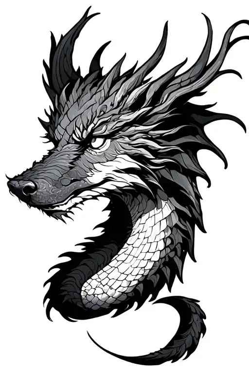 Dragon In Wolf