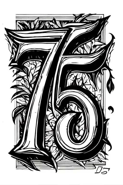 Tally Mark With Number 75