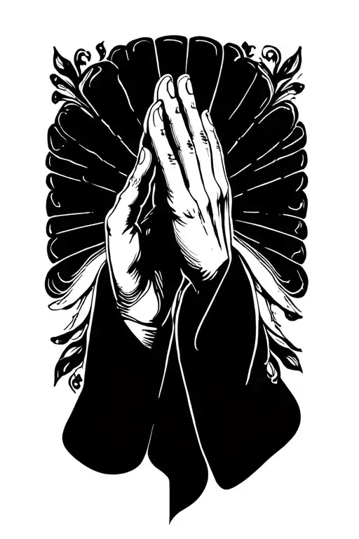 Praying Hands Holding