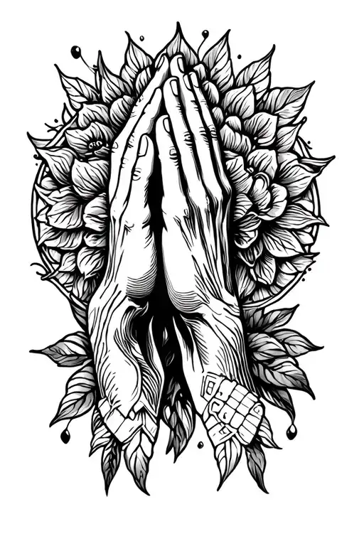 Praying Hands Holding