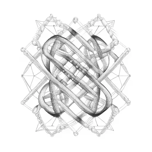 A Dna Double Helix Forming The Shape Of A Heart