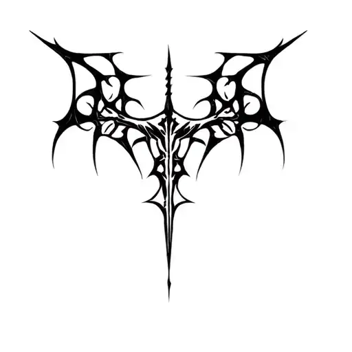 The Logo Of A Black Metal Band