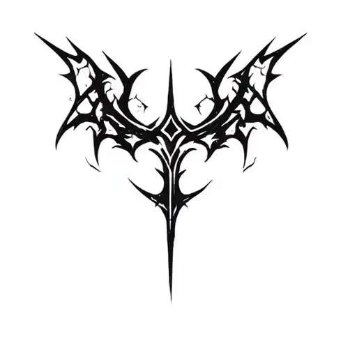 The Logo Of A Black Metal Band