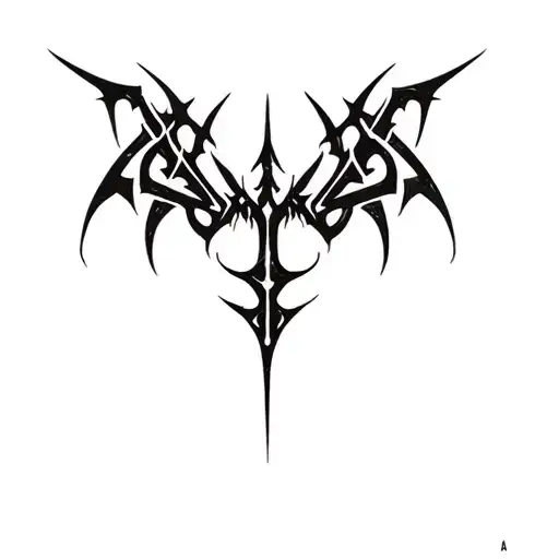 The Logo Of A Black Metal Band