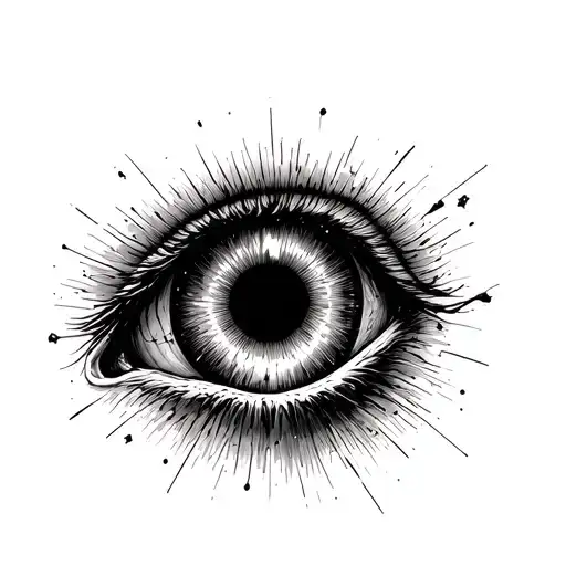 Black Hole Eating Human Eye