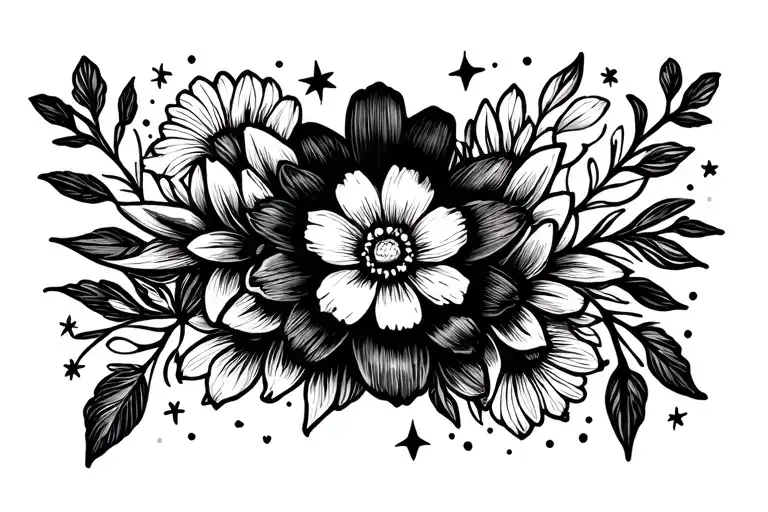 Flowers And Stars