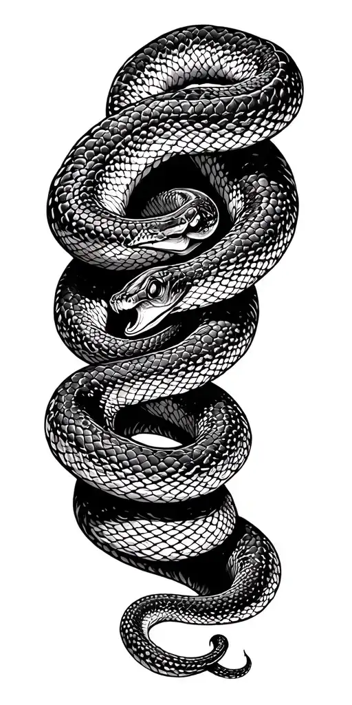 Snake Wrapped Loosely