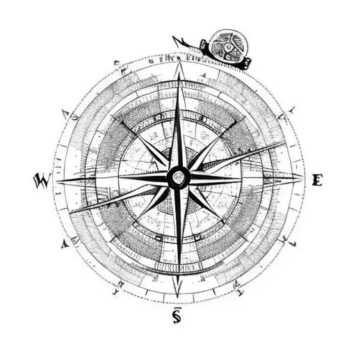 A Map Of The World With A Compass Rose And A Plane Flying From Haiti To Different Countries