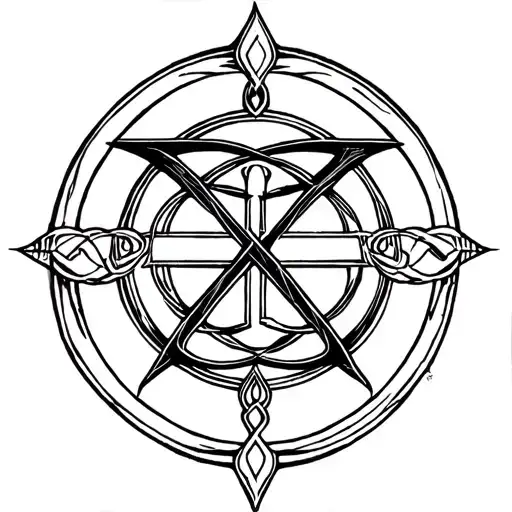 Alpha And Omega Symbol