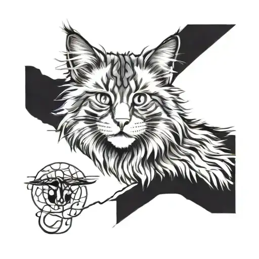Grey Maine Coon