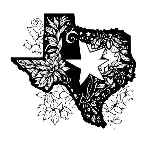 Texas State Outline