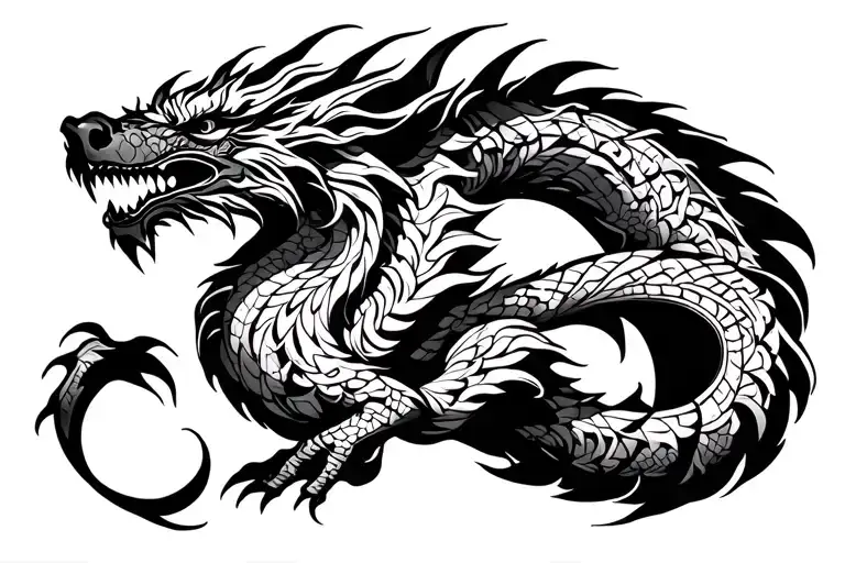 Nordic Dragon Wrapped