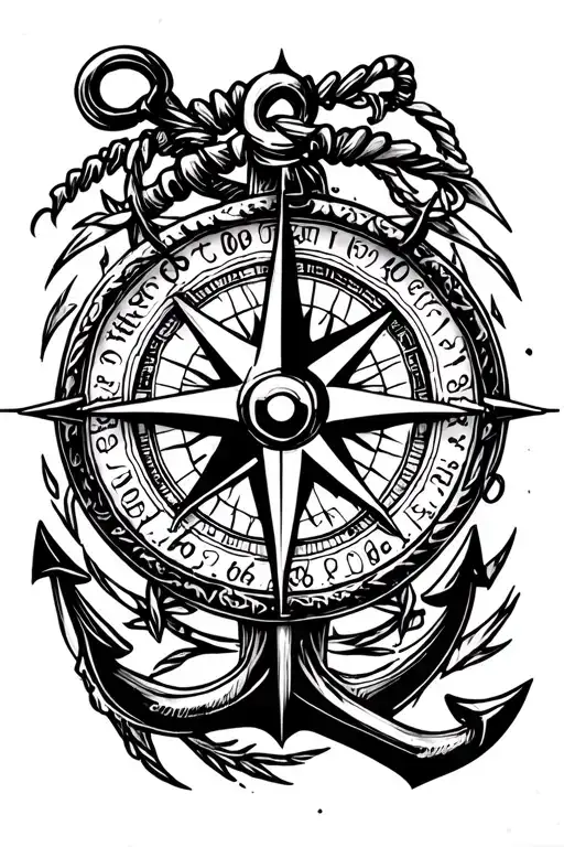 Compass And Anchor