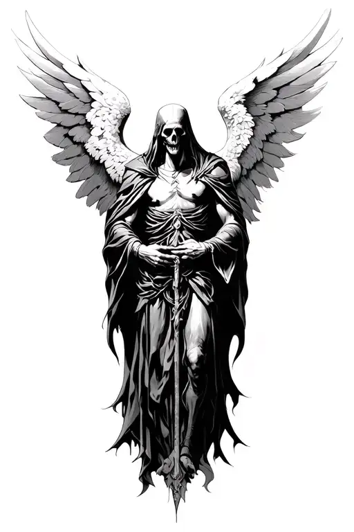 Archangel Of Death Azrael Male Angel