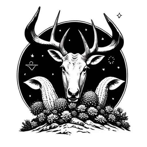 Taurus Sagittarius Aquarius Zodiacs Cactus Rocky Mountains Ocean