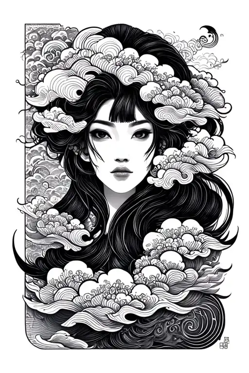 Irezumi Japanese Clouds