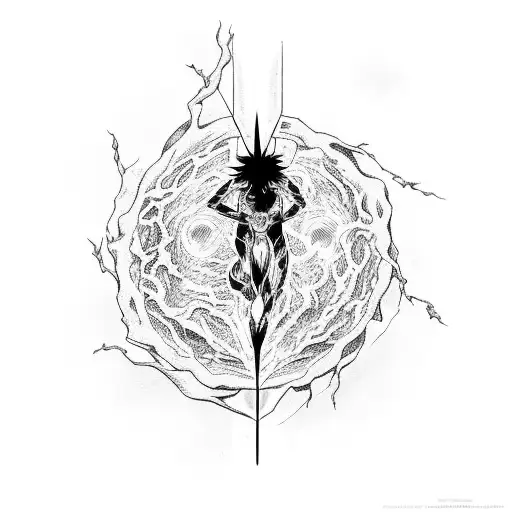 Evangelion Third Impact Minimalistic Abstract