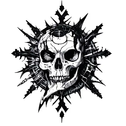 Cybersigilism Tattoo Design