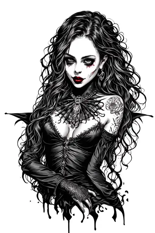 Sexy Underground Vampire Girl