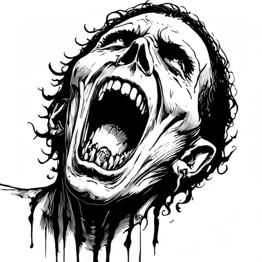 Ghoul Screaming In Pain
