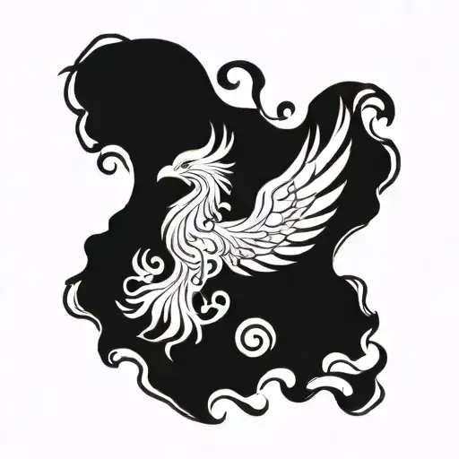 Phoenix Breathing Fire