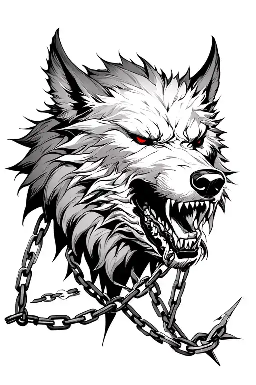 Fenrir Breaking Out Of Chains