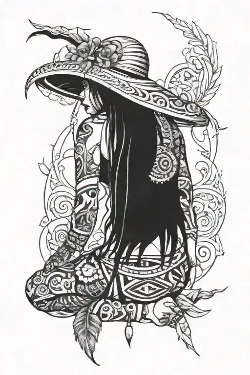 Sexy Shaman Women Full Body Crying