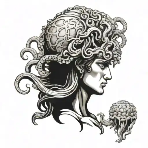 Perseus Holding Medusas Head