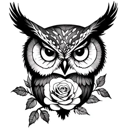 Owl With Padilha And Rose